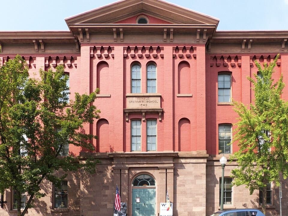 The Schuylkill County Historical Society building was built in 1863 and was part of the Pottsville Area School District until 1981.
