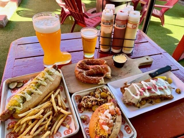 The ultimate Brat Haus spread