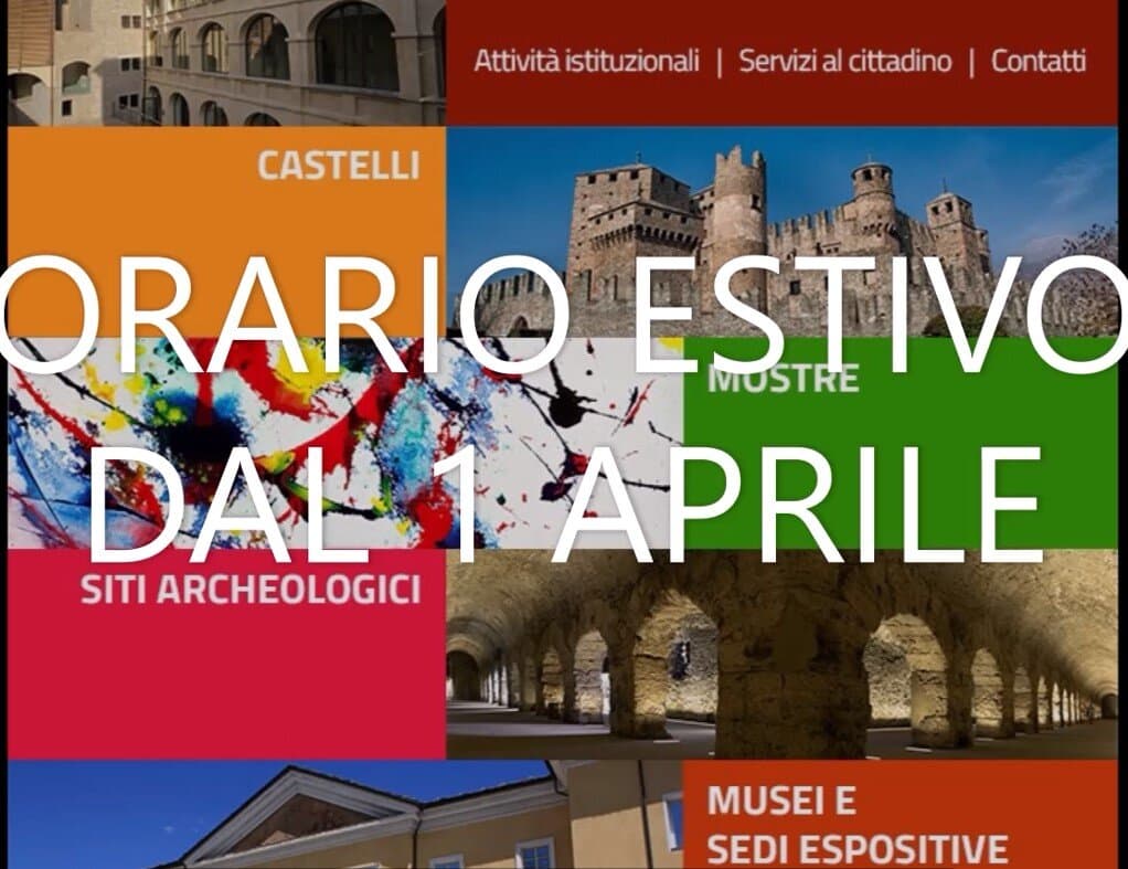 ORARIO IN VIGORE DAL 1 APRILE 2023