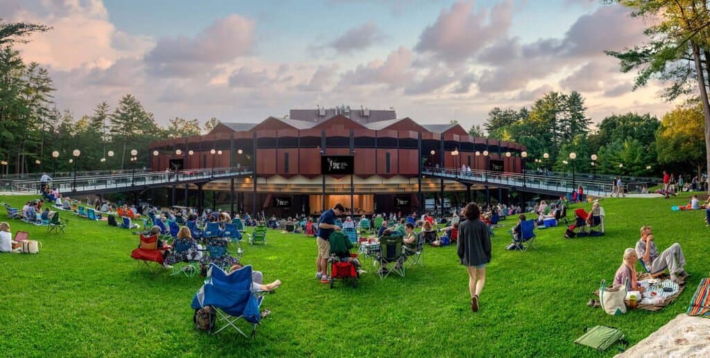 View of the SPAC amphitheater and lawn