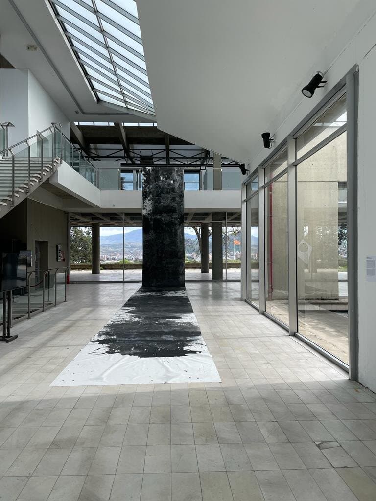 Interior and an artwork.