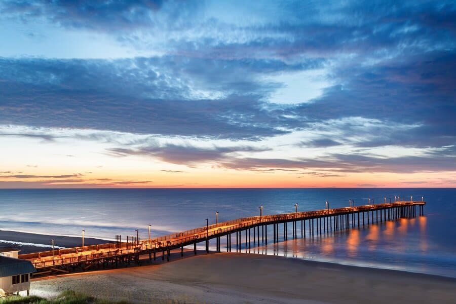 Great Views from the Doubletree Myrtle Beach Oceanfront hotel at the Springmaid pier