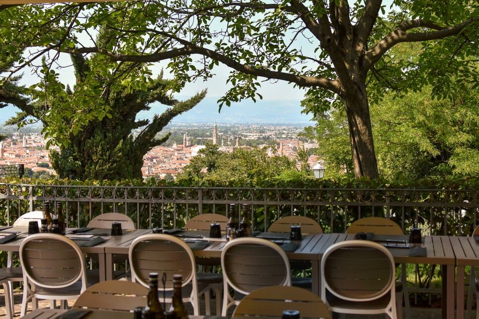 Terrazza con vista su Vicenza