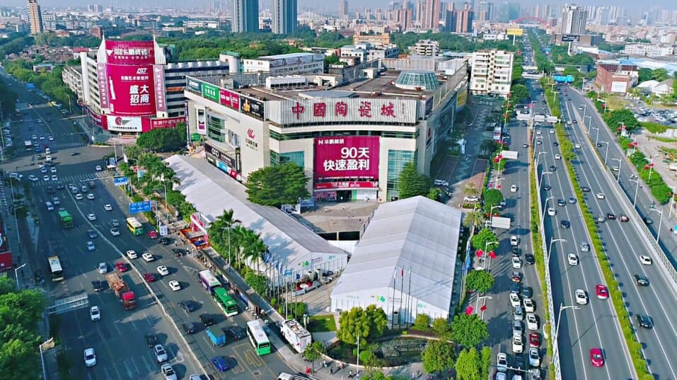 China Ceramics City is located in Foshan, Guangdong.