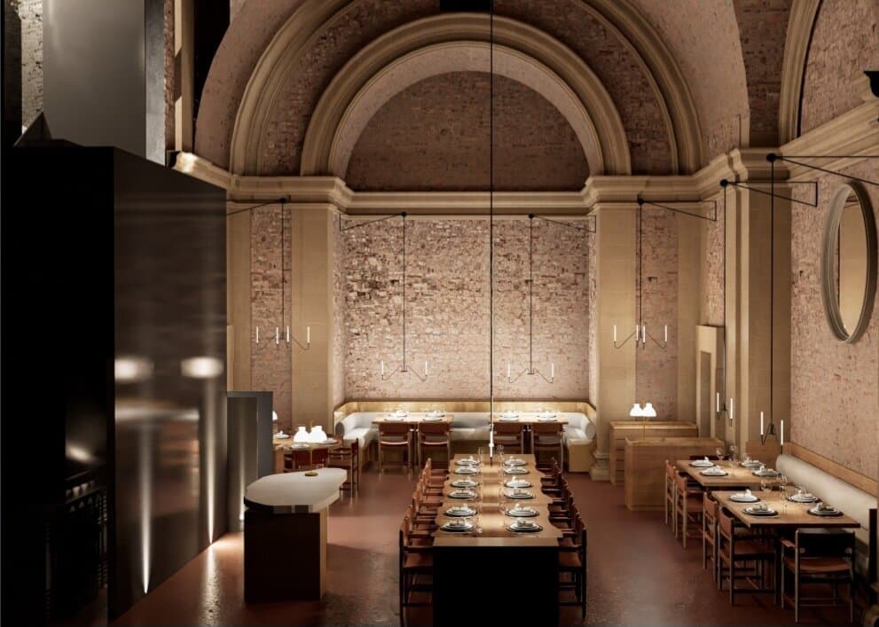 Italian fine dining in a 1500's church in the heart of Orvieto