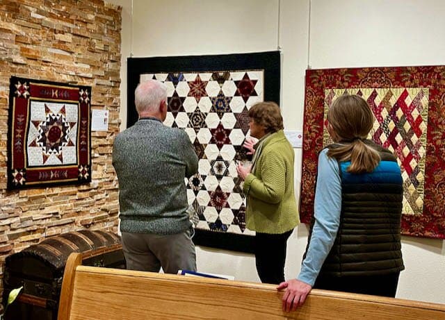 Necktie Quilts by Christine Copenhaver Solo Show Opening Jan 2024