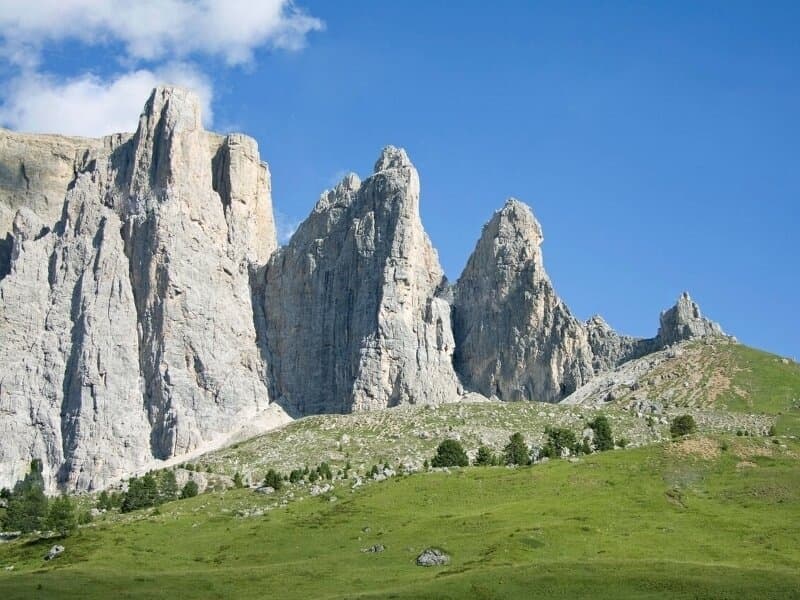 Le Torri del Sella e la "Locomotiva"