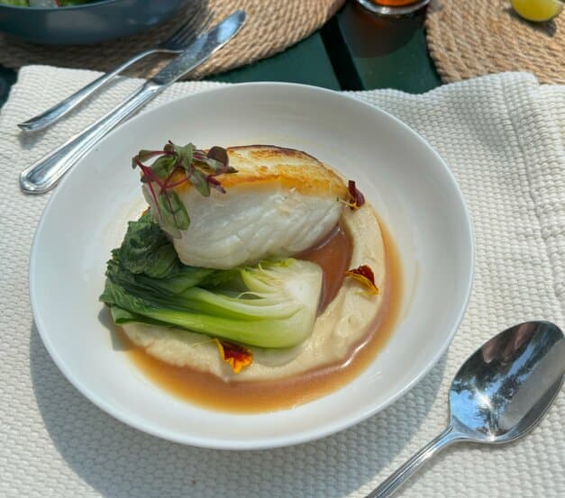 Hook and Line Caught Halibut.