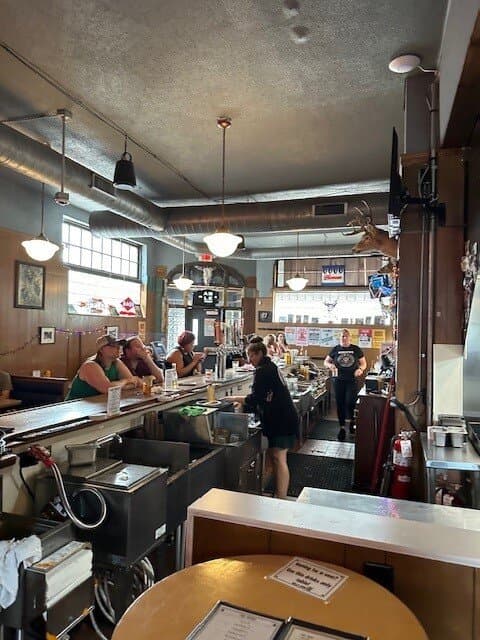 inside bar area, its historic