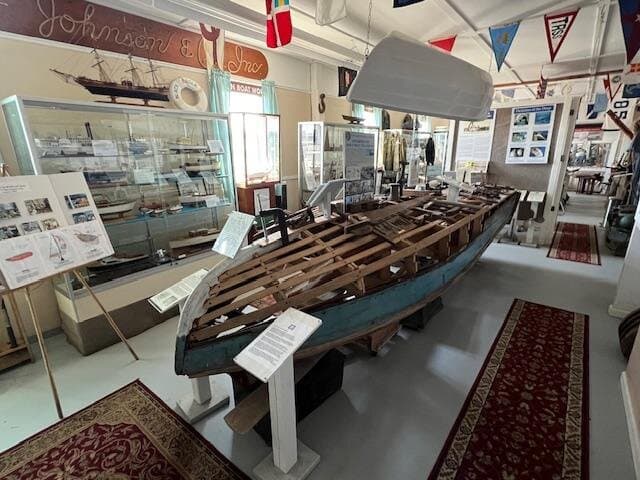 The front gallery of the museum