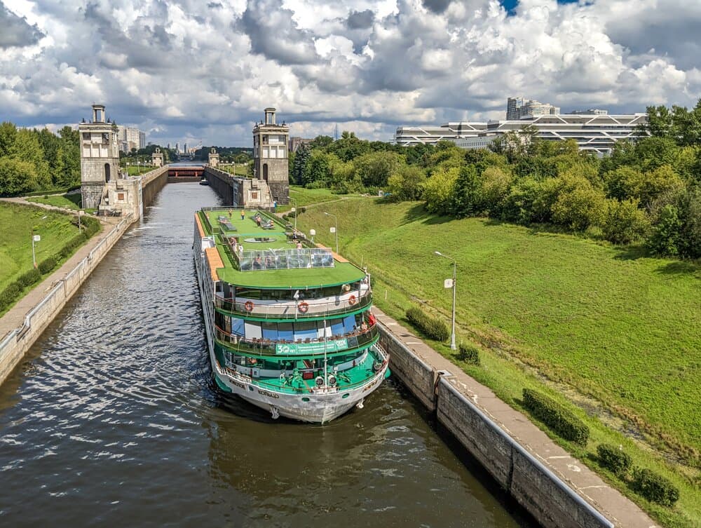 Dmitrov Locks Moscow Canal
