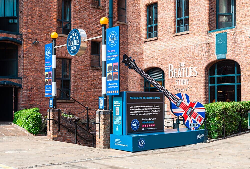The Beatles Story entrance, Royal Albert Dock
