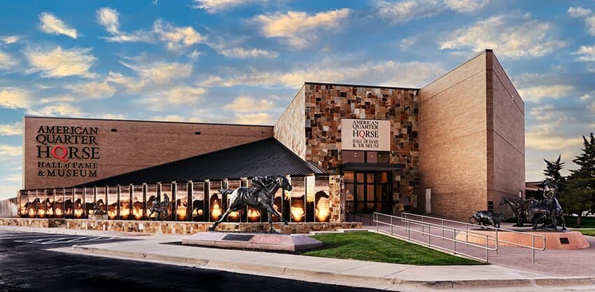 The American Quarter Horse Hall of Fame & Museum in Amarillo, Texas, celebrates and preserves the history of the world's most versatile horse, the American Quarter Horse.