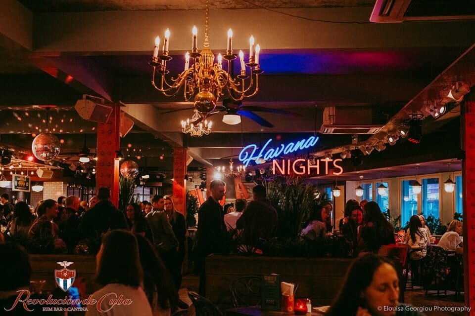 Great place for drinks and some food. 