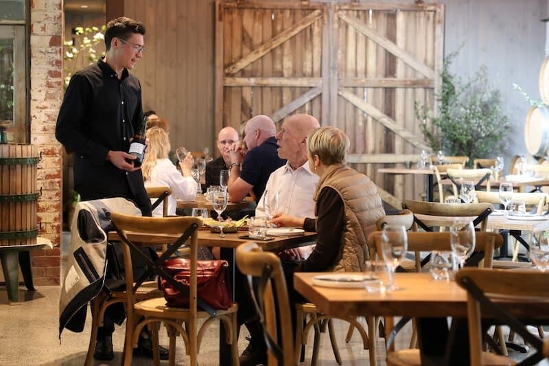 Wine Tasting in Barrel Room