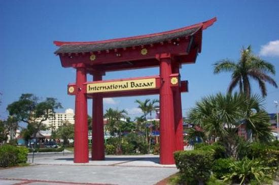 The welcome sign