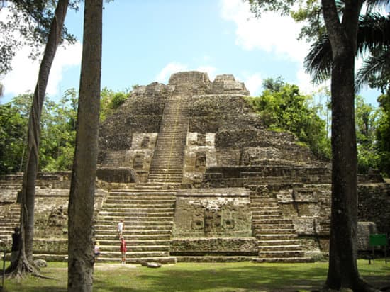 The tallest Mayan temple in Lamanai