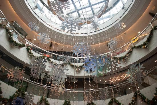 Xmas decorations in The Heeren