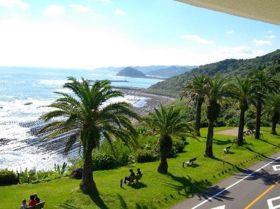 道の駅の二階からの眺め