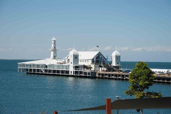Cunningham Pier restaurants building