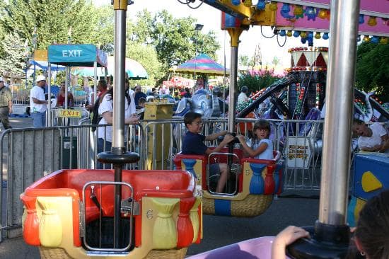 Rides at the EDC Fair