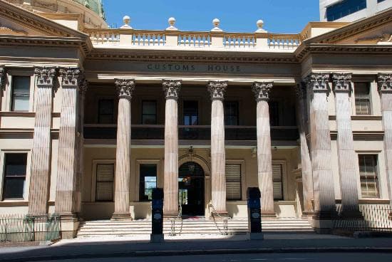 Customs House entrance