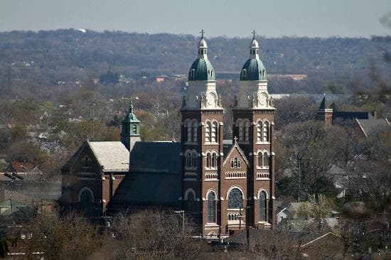 View of St. Mary Church from Lookout Point