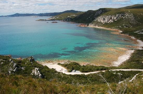 View from atop the hill