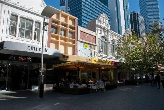 In the Hay Street Mall