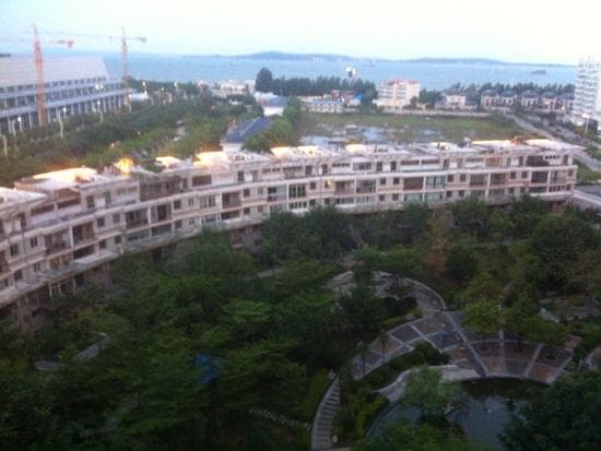 looking over to Kinmen from convention center