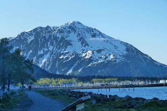 View from Campground towards marina
