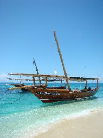 Two of our beautiful Safari Blue dhows