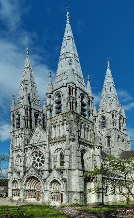 Western front of St, Fin Barre's Cathedral