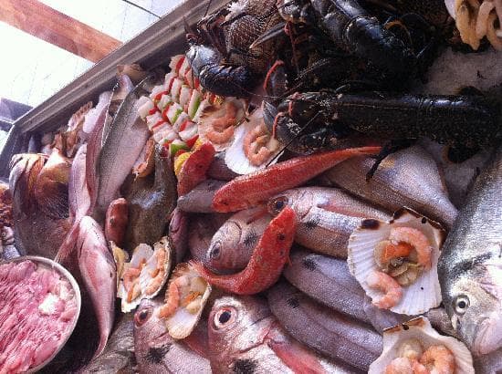 Vitrina en la entrada