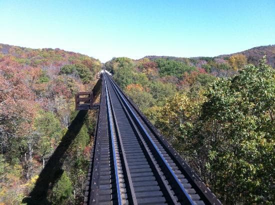 View from back of car 107.

