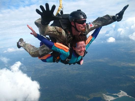 Skydiving with Greg
