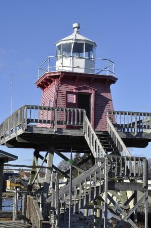The former Two Rivers Lighthouse- you can go in and read stories