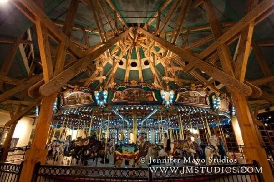 The beautiful Silver Beach Carousel