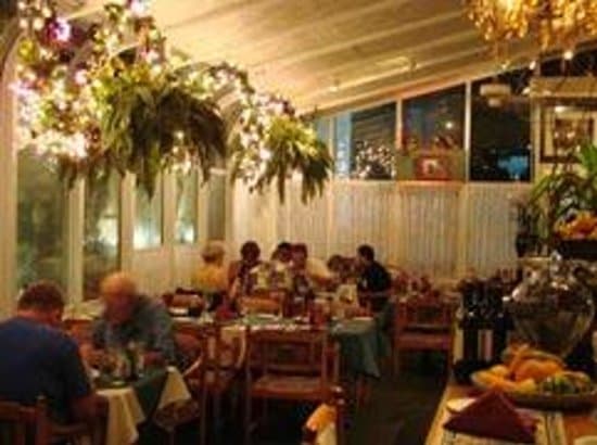 Inside the restaurant