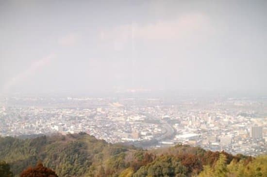 高良神社展望台からの景色