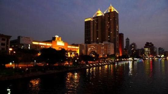 愛河河岸夜景