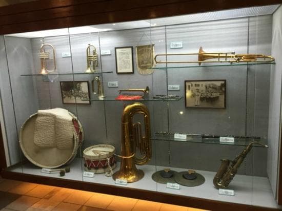 Museum of the Macau Security Forces - band instruments