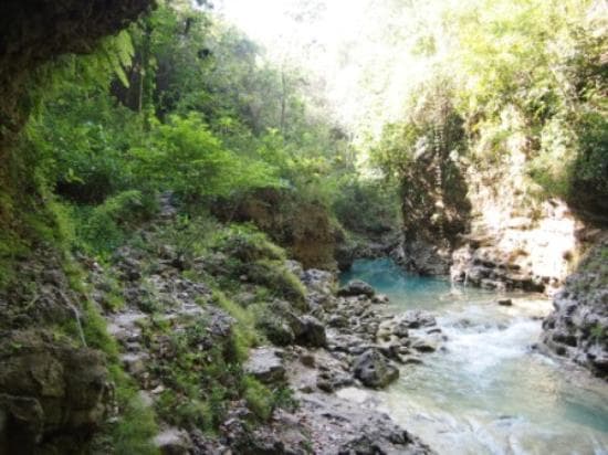 Titik Start, bisa terjun ke sungai
