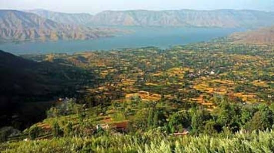 Table land view from panchgani city.