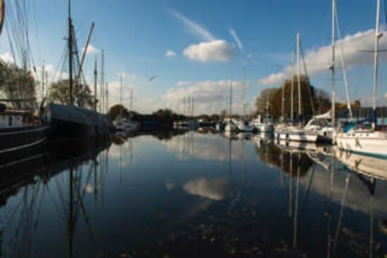 View upstream from the Lock
