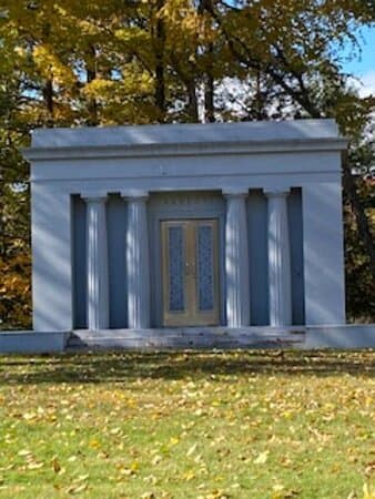 Beautiful mausoleum.