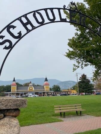Formal entry to Schouler Park.