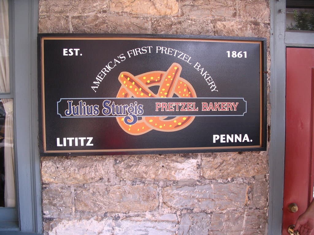 Sturgis Factory Tour Sign