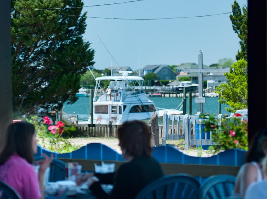 Overlooking the harbor at Banks Channel