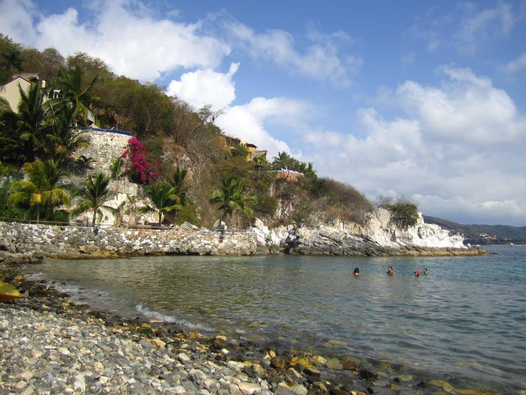 the beach